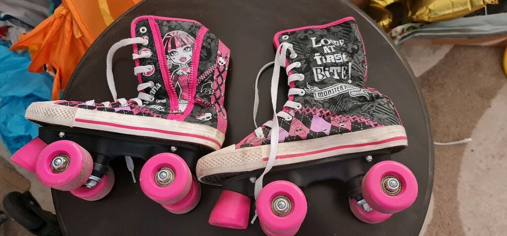 Monster High çocuk pateni, Quad Skates, 4 Tekerlekli Pateb - 4