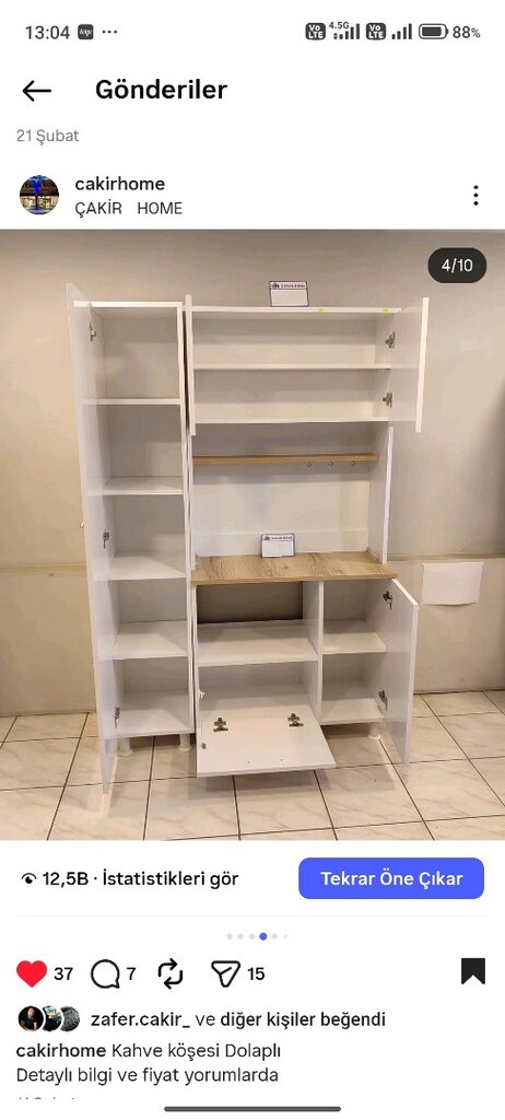 kahve köşesi dolap - 3