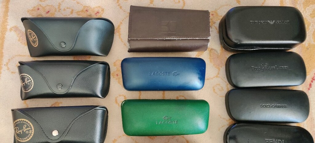 Orijinal Gözlük Kılıfları. Ray-Ban, Fendi, Lacoste, Ralph Lauren, Hugo - 2