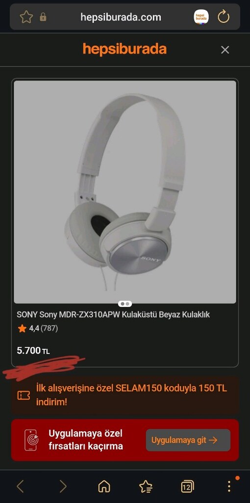 Sony Kablolu Kulaküstü Kulaklık - 6