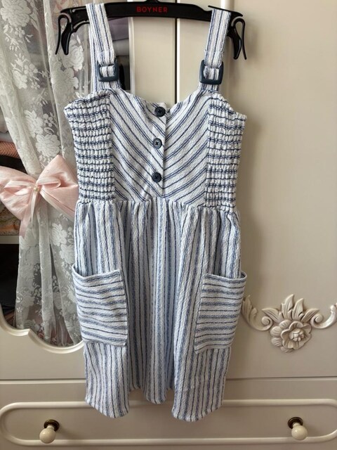 Tyess(bg store) 6 yaş yazlık kız çocuk elbise