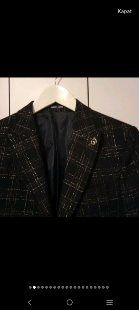 erkek ceket slim fit 46 beden - 2