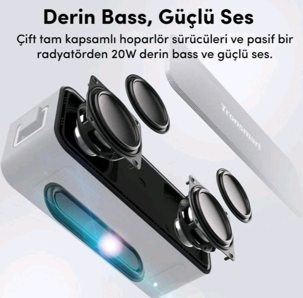 Tronsmart T2 Plus NFC ve TWS destekli Bluetooth hoparlör - 6