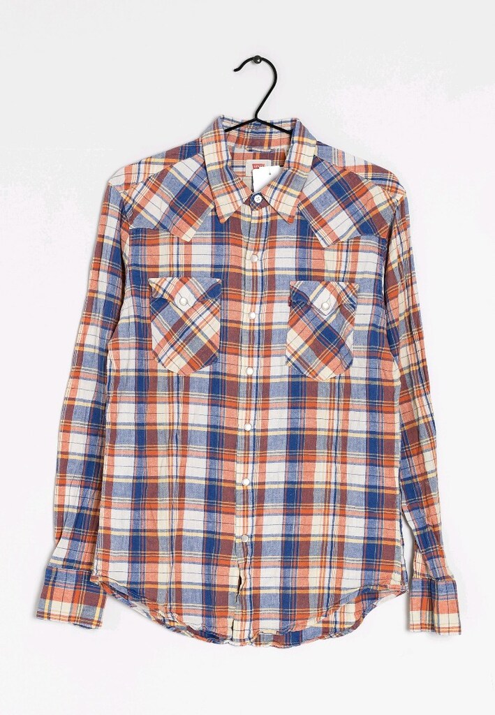 Levi's erkek KETEN karışım western gömlek