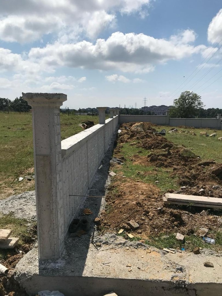 Desenli Bahçe Duvar yapımı işçilik ( 100 mt üstüm2 fiyatıdır) - 6