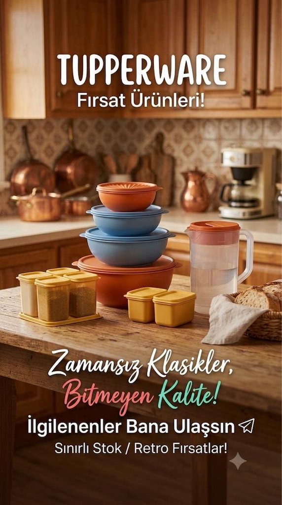 Tupperware Saklama Kabı Seti - 2
