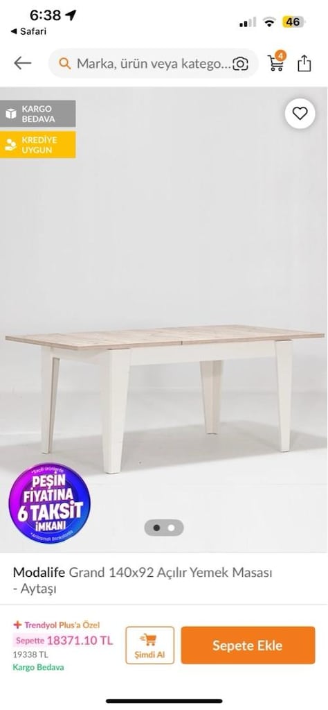 Yemek Odası Takımı Tam Set - 3