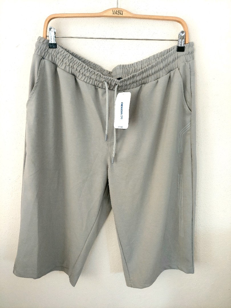 LCW classic erkek gri Sweat kapri şort