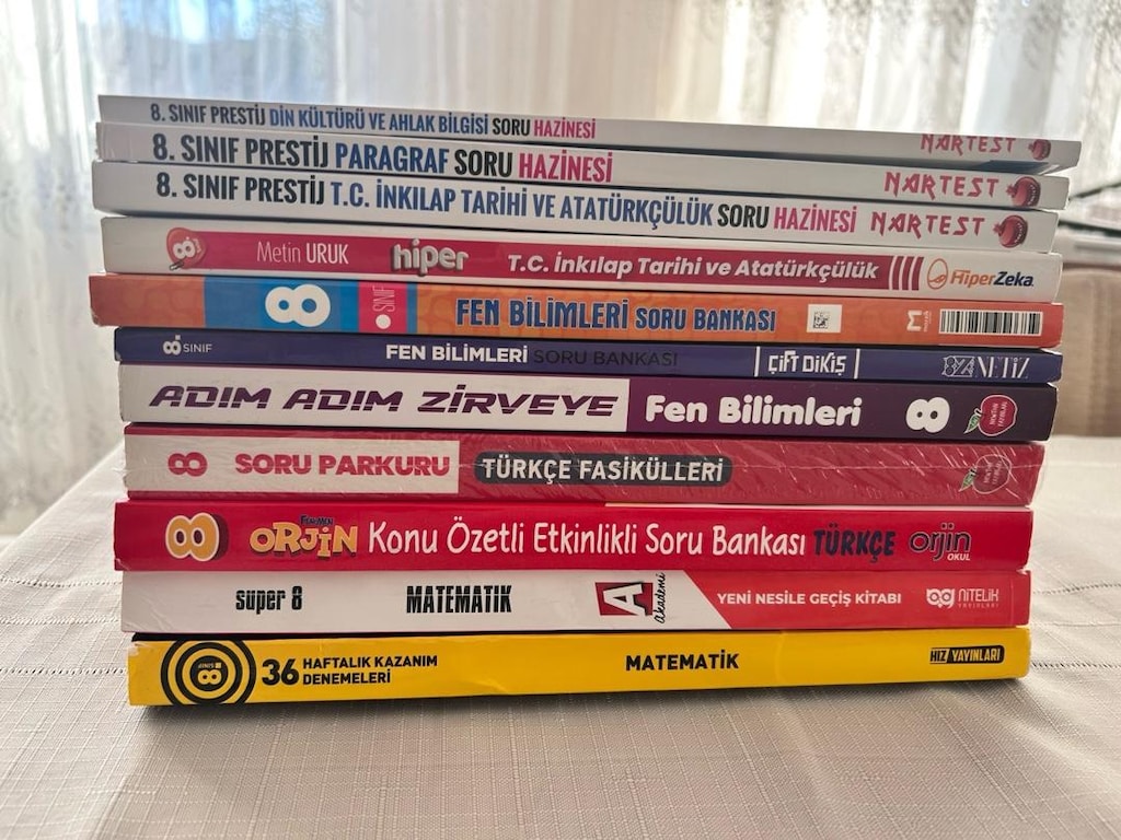 8. Sınıf LGS Hazırlık Kitapları ve Denemeler-Hiç Çözülmemiş (SIFIR) - 2