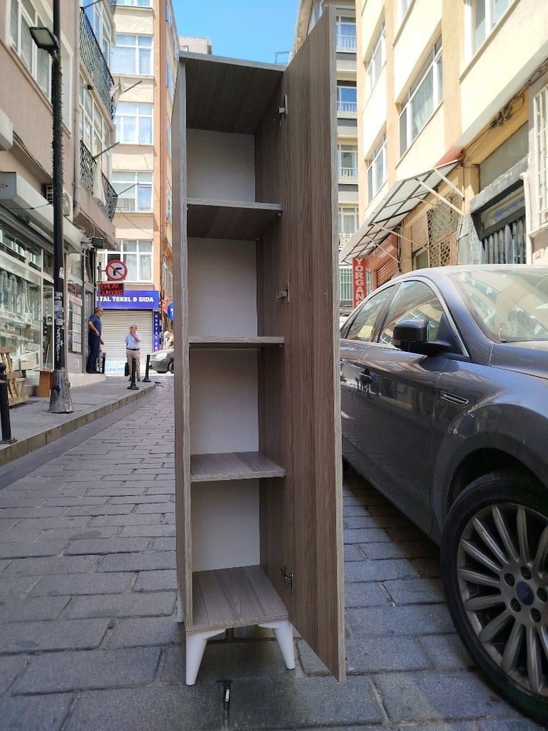 tek kapılı bol raflı dolap - 5