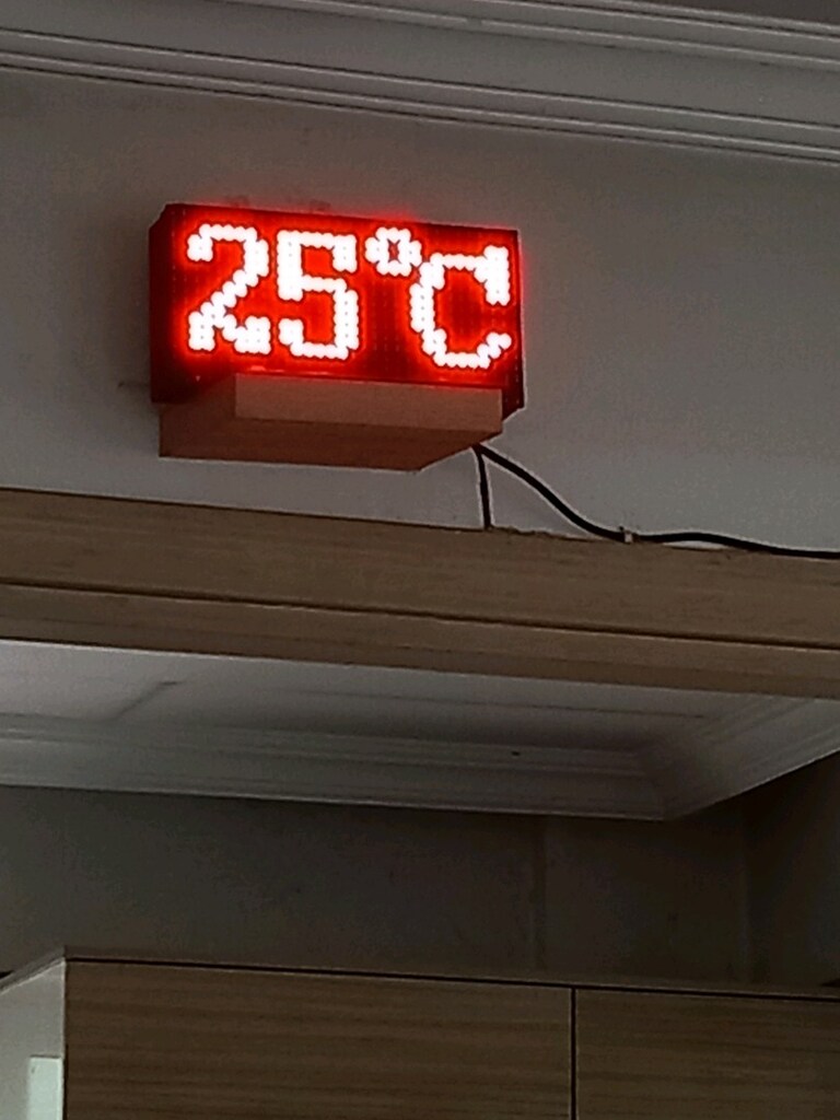 Led ışıklı saat ve derece - 3