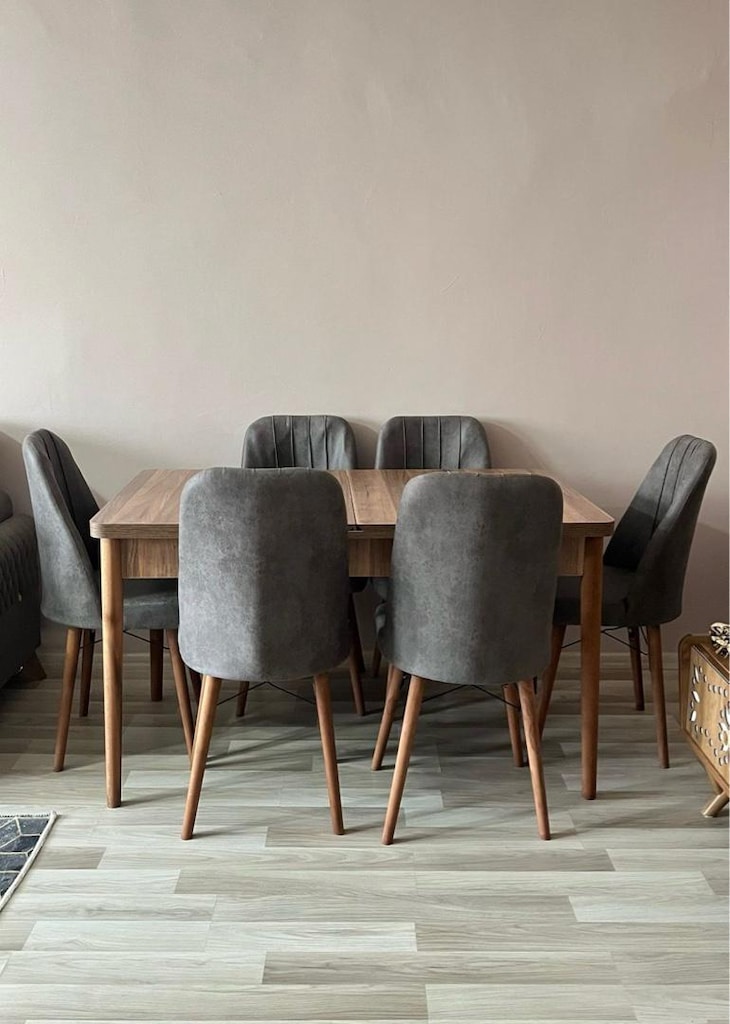 Modern Açılır Masa Sandalye Takımı - 17