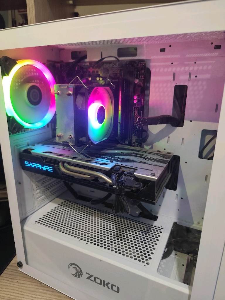 **OYUNCU PC + 200 Hz GAMING MONİTÖR | RX 580 8 GB | Ryzen 5** - 8