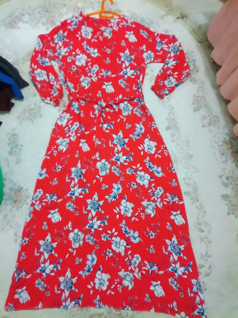 Kadın elbise güzel kumaştır - 2