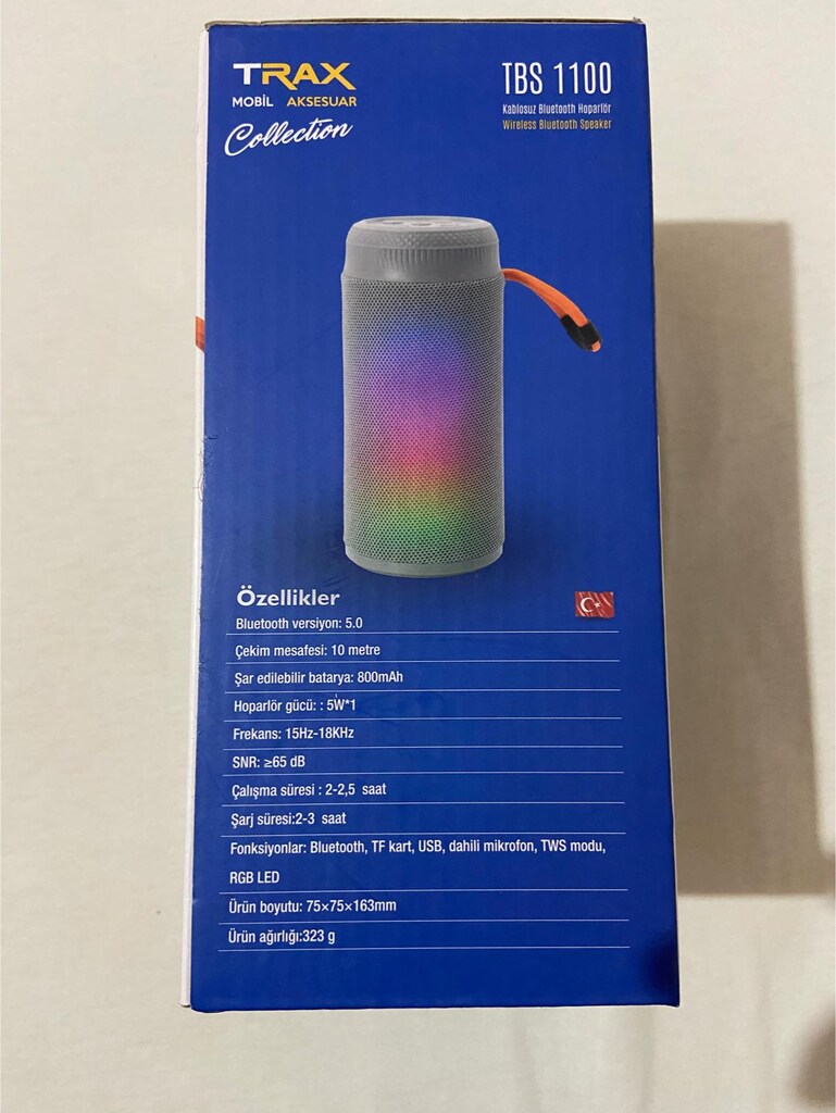 TRAX RGB Işıklı Bluetooth Hoparlör TBS-1100 - 4