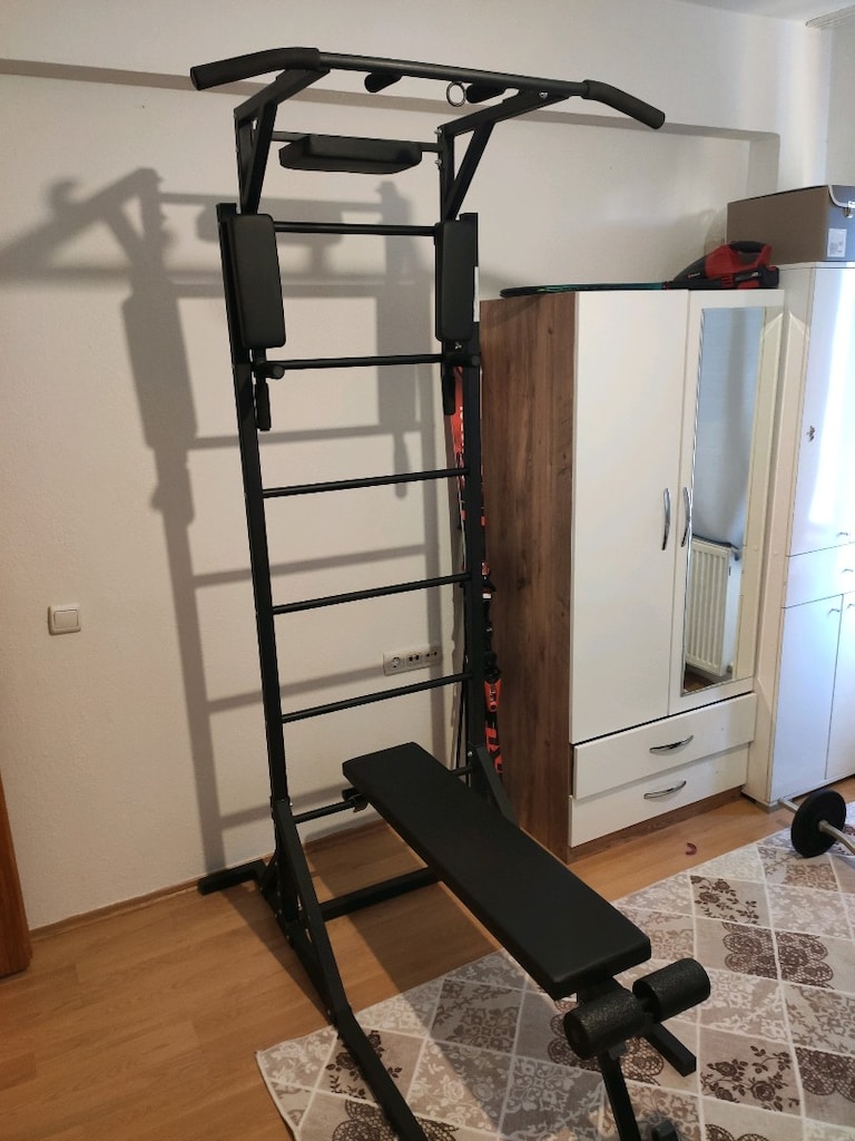 barfiks, dips, leg raise, bench - 5