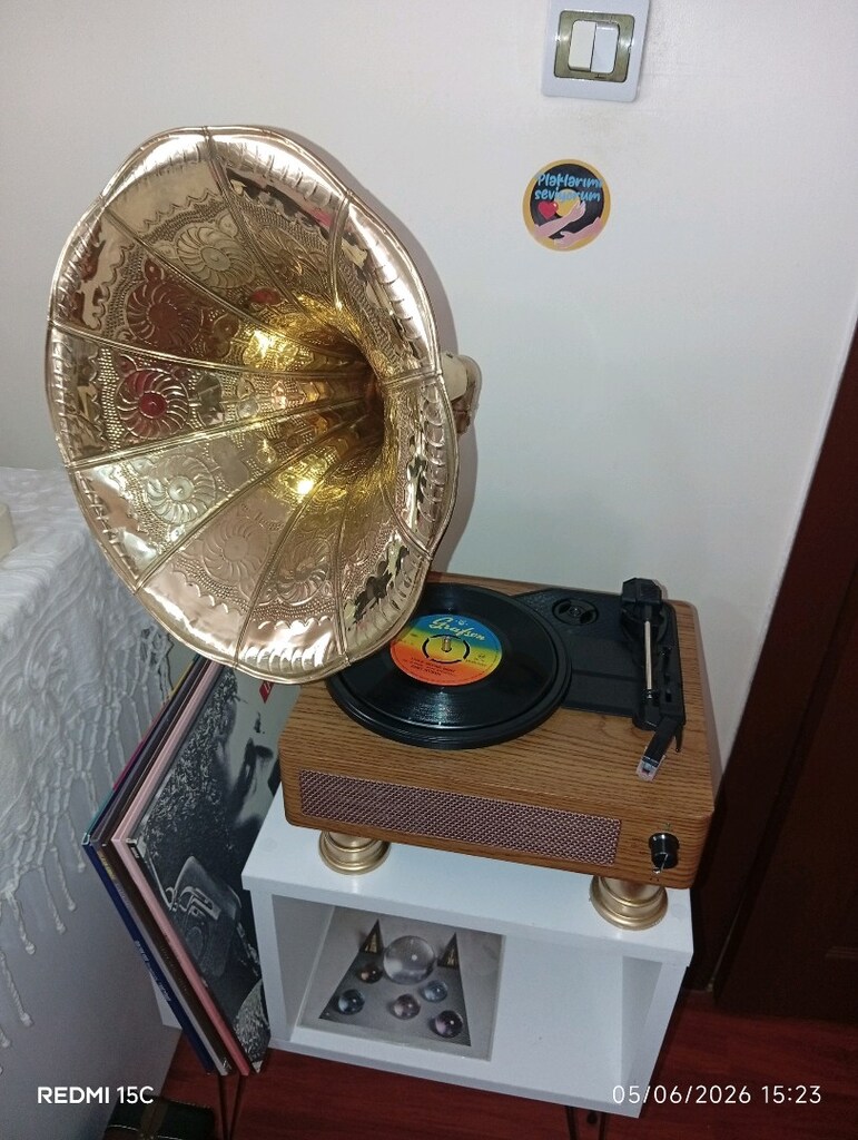 GRAMOFON PİKAP SIFIR ÜRÜN FULL ÖZELLİKLİ - 2