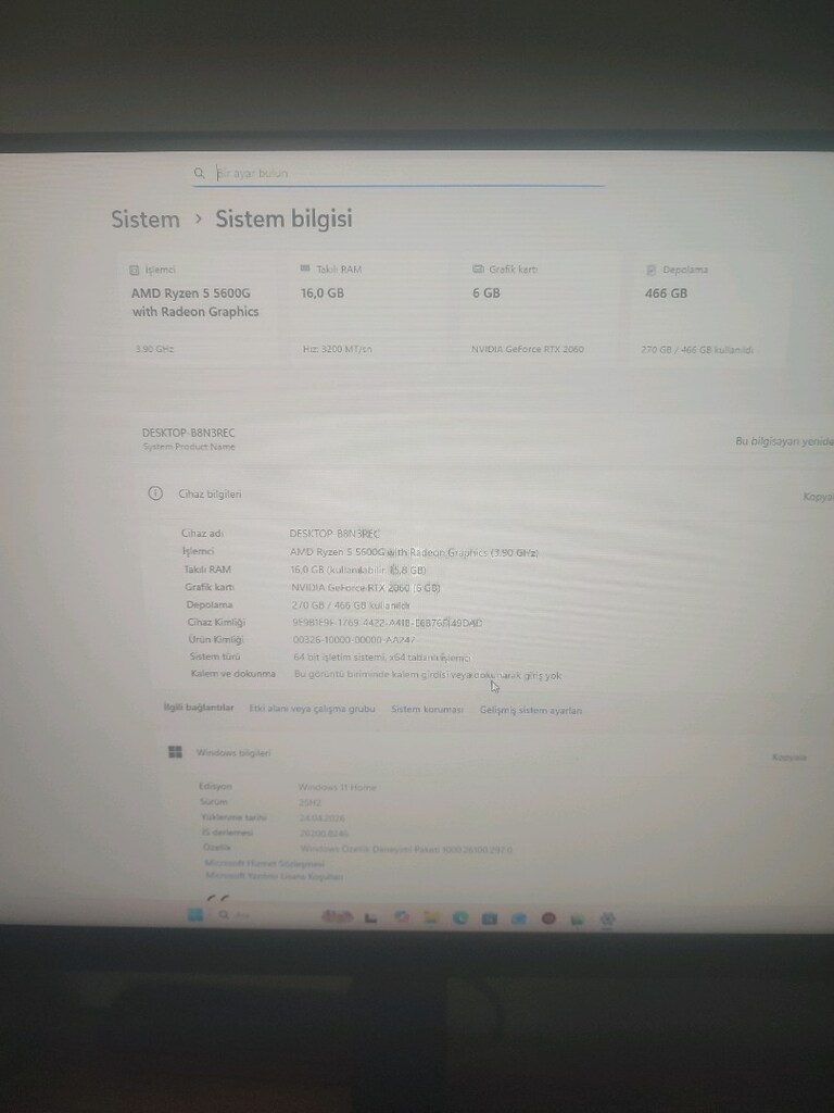 ryzen5 5600g gaming aistem - 3