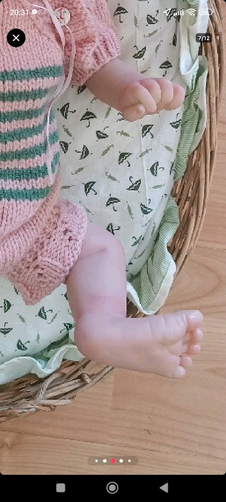 GERÇEKÇİ REBORN BEBEK OYUNCAK BEBEK SİLİKON BEBEK - 12
