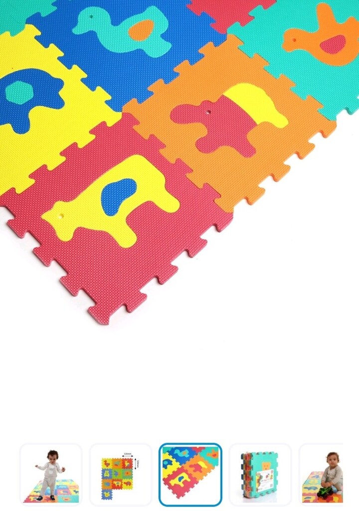 baby toys puzzle şeklinde oyun matı - 3