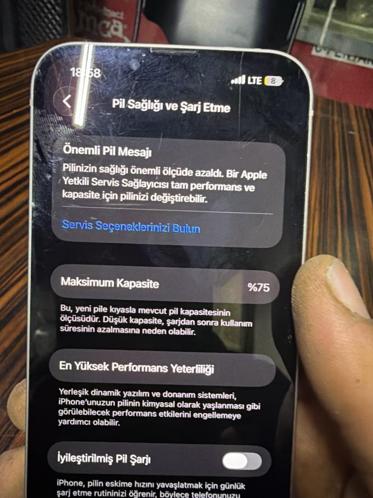 iPhone 13 düz arka kapak kırık pil 75 - Sıfırından Uygun Fiyata Al