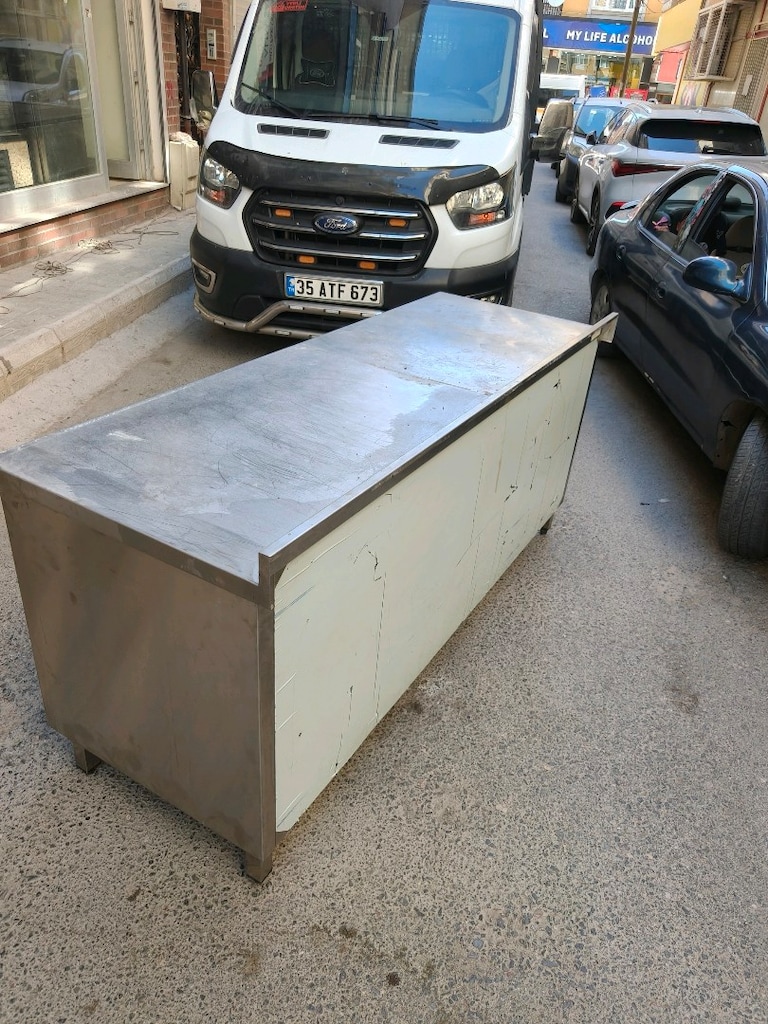 krom kapaklı çalışma tezgahı - 2
