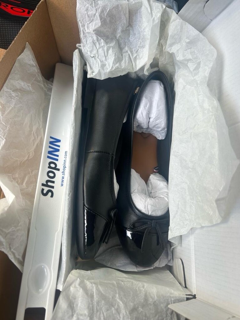 Tommy Hilfiger PATENT TOE-CAP LTHR BALLERINA Kadin Siyah Ayakkabi - 2