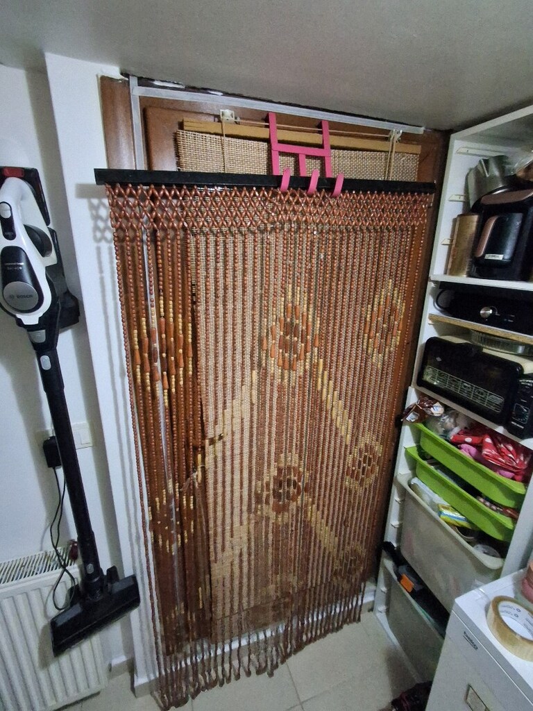 ahsap boncuk kapı perdesı - 12