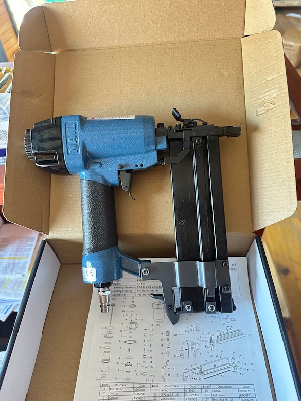 Pneumatic Nailer Havalı Çivi Brad Zımba Çakma Tabancası - 3