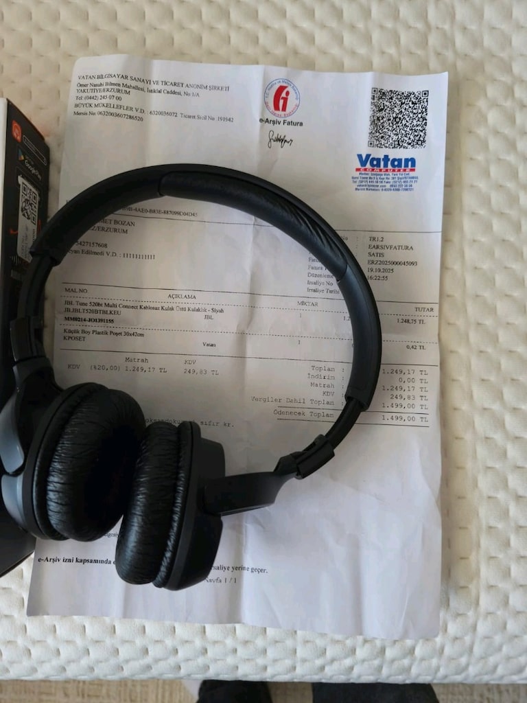 JBL tune 520bt 15 ay garantili trmiz - 2