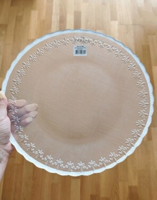 KARACA CAM SUPLA SERVİS TEPSİ PİZZA TABAĞI 32 CM