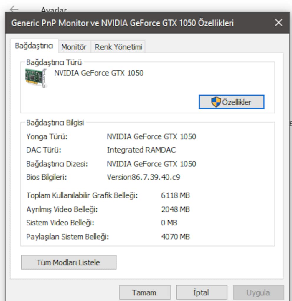 i5 MSI GTX 1050 AERO 8GB RAM 128GB SSD 20 Monitör Full Set+ - 3