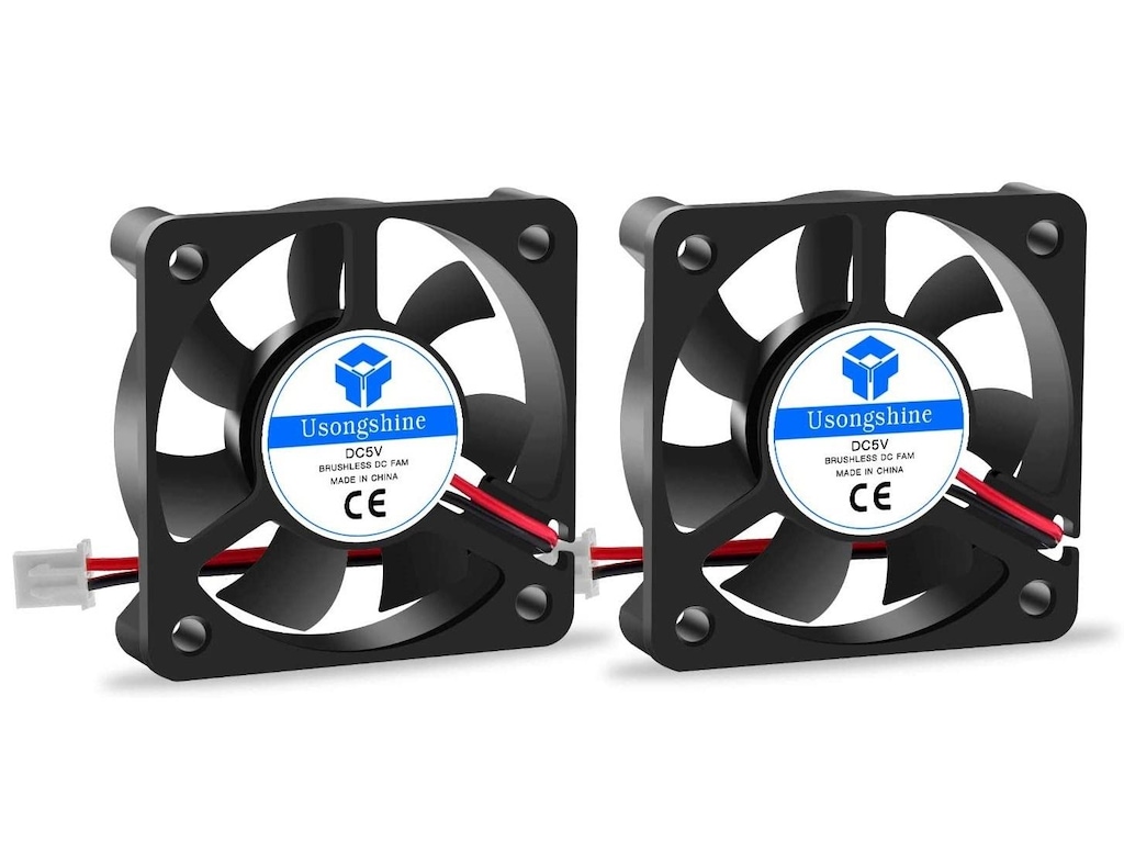 50x50mm DC 5V-12V-24V Sessiz Fırçasız Motor 3D Printer Kare FAN - 16