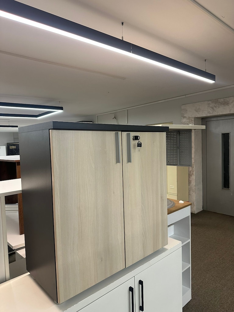 KLAS OFİS ÜSKÜDAR 80x40x80 ANTRASİT GRİ YARIM DOSYA DOLABI SIFIR ÜRÜN - 2