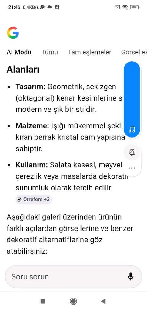 PAŞABAHÇE KRİSTAL SUNUM VE SALATA KASESİ 26 SANTİM ÇAPINDA - 6