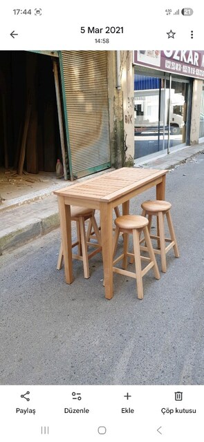 imalattan direkt satış bistro masa ve tabure imalatcisiyiz