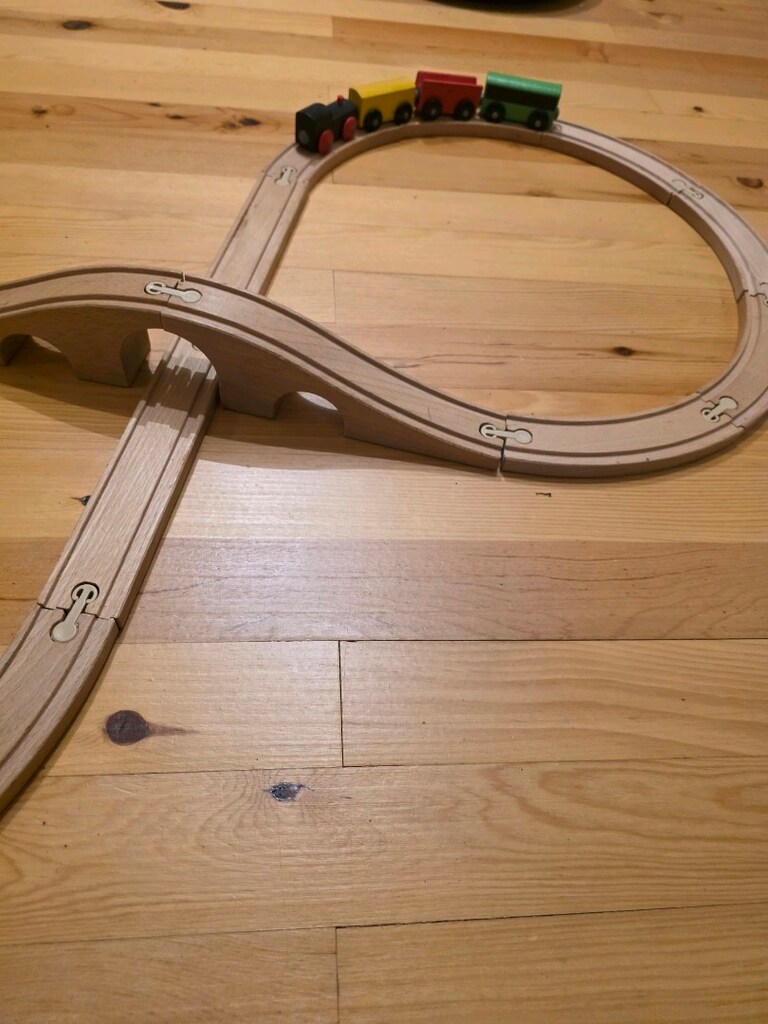 ahşap tren seti - 2