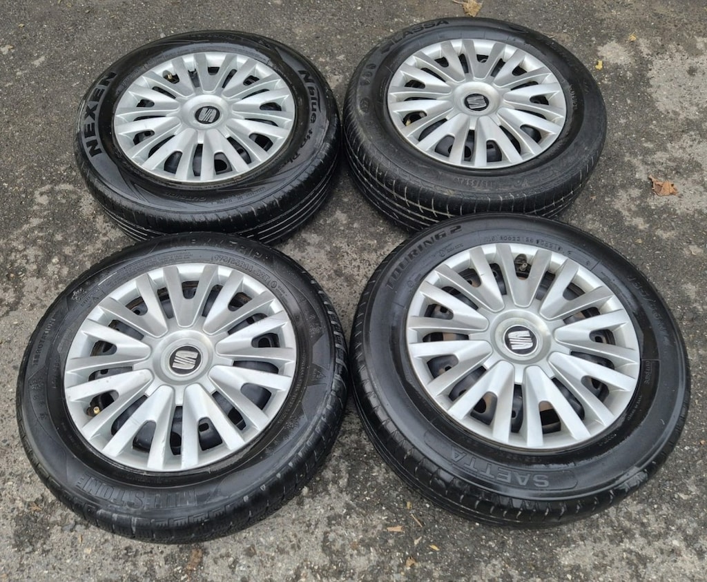 185 65 14 ORJİNAL SEAT TENEKE JANT LASTİK TAKIMI SEAT POLO GOLF EGEA - 2