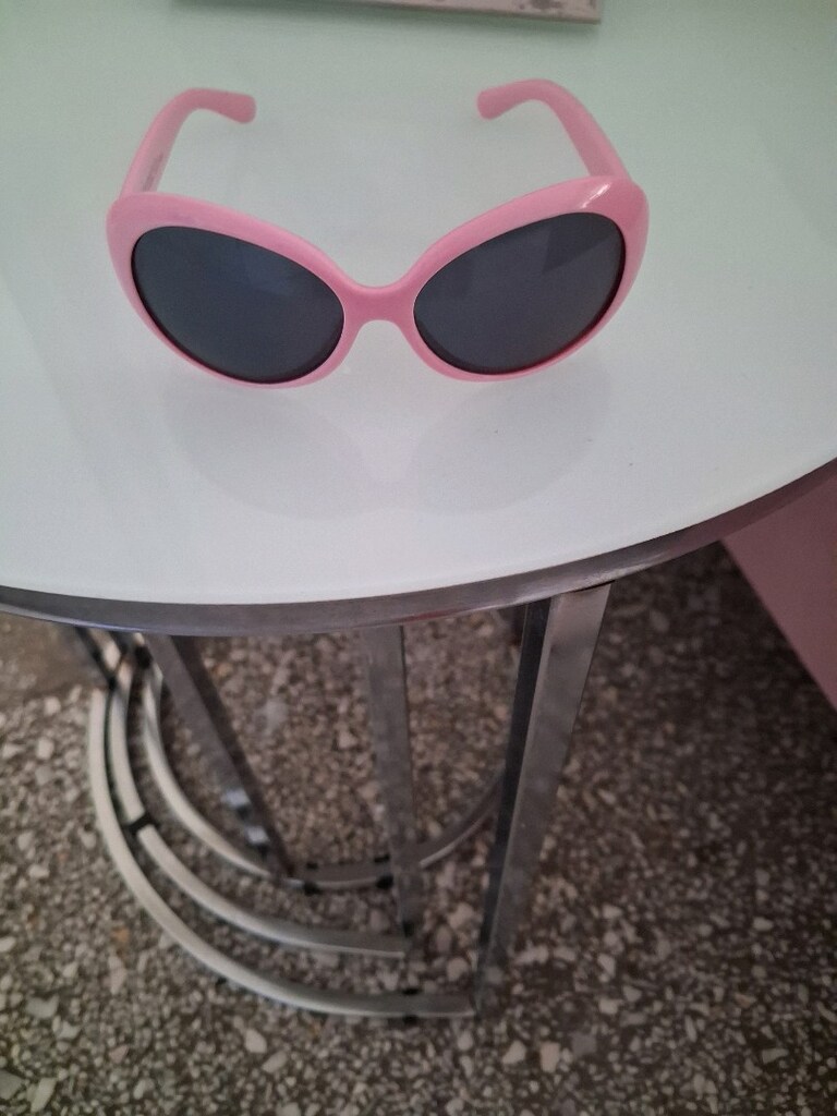 pembe çerçeveli kız çocuk güneş gözlüğü - 3