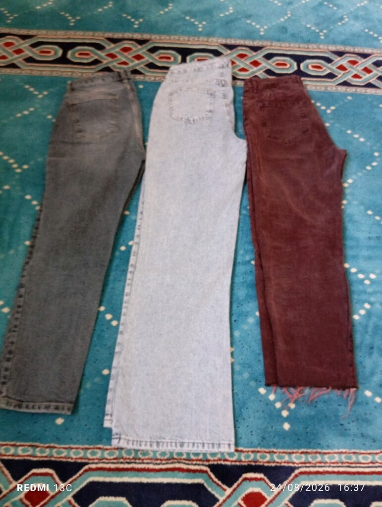 3 ADET KOT PANTOLON 38 BEDEN - 5