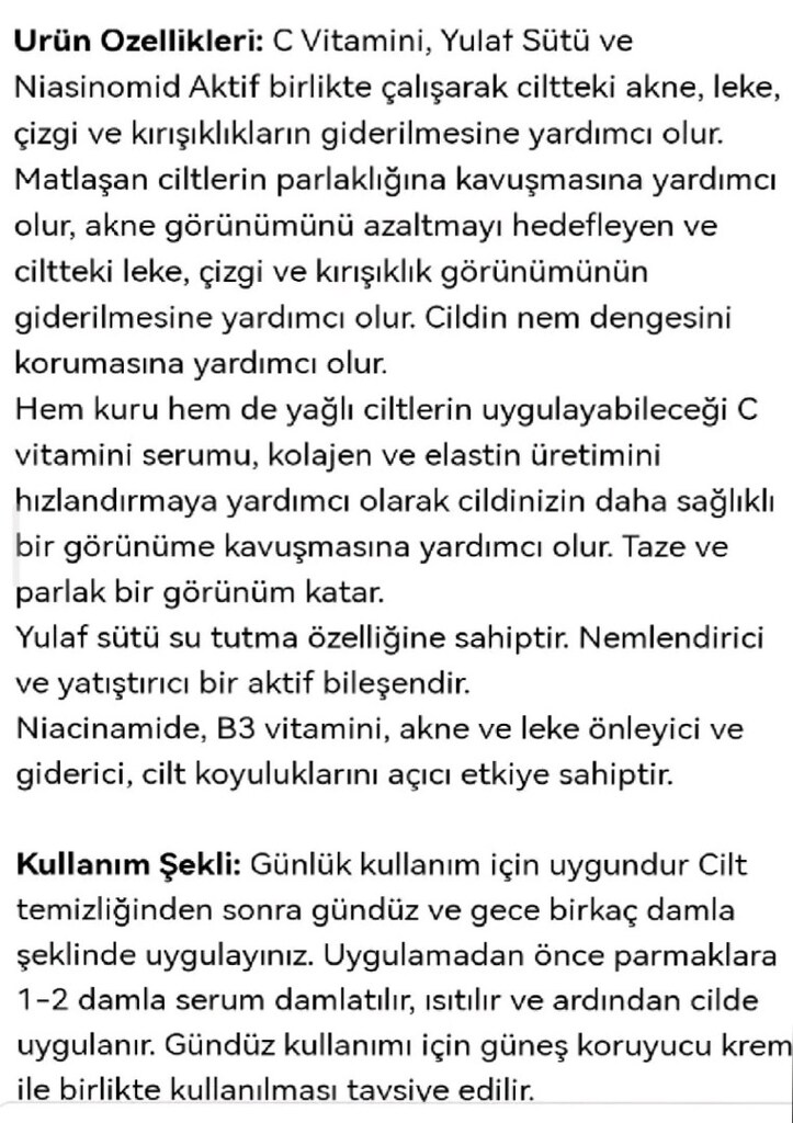 CELENES C VİTAMİNİ YÜZ SERUMU - 5