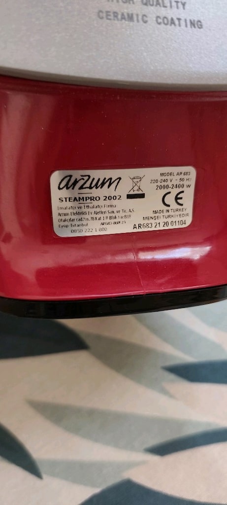 ARZUM AR683 STEAMPRO 2002 2400 W - 3