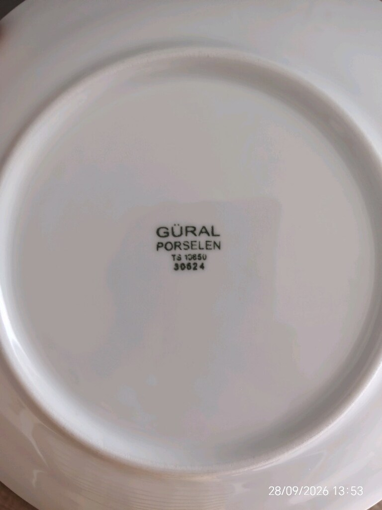 Güral Porselen Bahar Dalı 12li Servis tabağı - 2