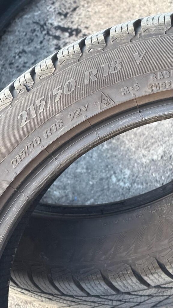 215/50/R18 KIŞ LASTİĞİ VW TROC 1 ay kullanılmış MATADOR nordica - 5