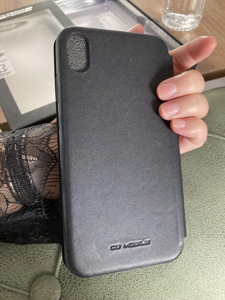 İphone XS MAX kılıfı marka FERRARİ hakiki deri - 4