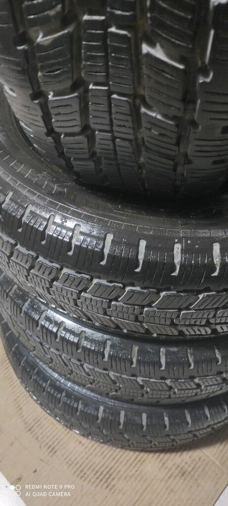 195/60/16 C SINIFI YENİ AYARINDA DİŞLER MÜKEMMEL 4 ADET TOPLAM 7350 tl - 9