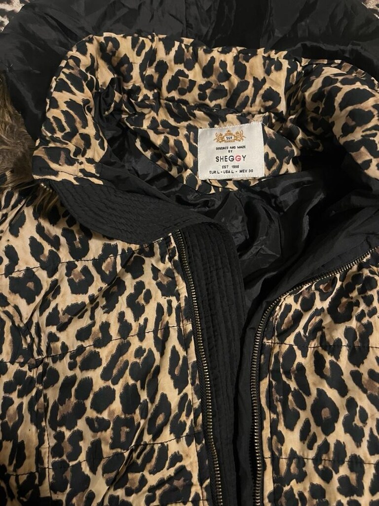 kadın leopar mont - 3