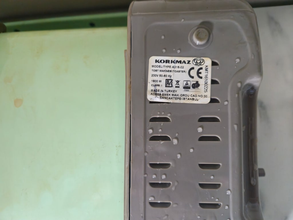 Korkmaz A316-02 Tostella Turkuaz 1800 W Tost Makinesi - 4