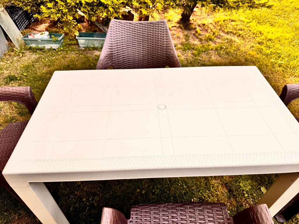 Çok Temiz Bahçe/Balkon Masası ve 4 Adet Sandalye Takımı - 6