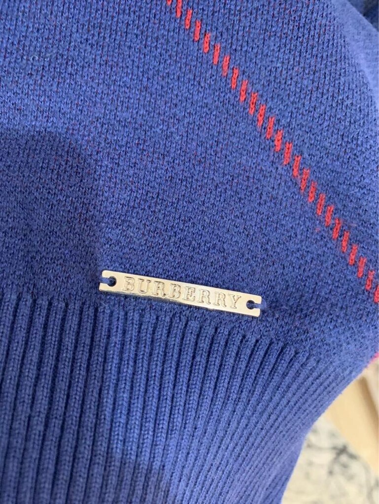 orijinal Burberry V yaka XL beden kazak — görsel 8/8